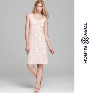 NWT Tory Burch Silk pink floral print dress size 12 lightweight